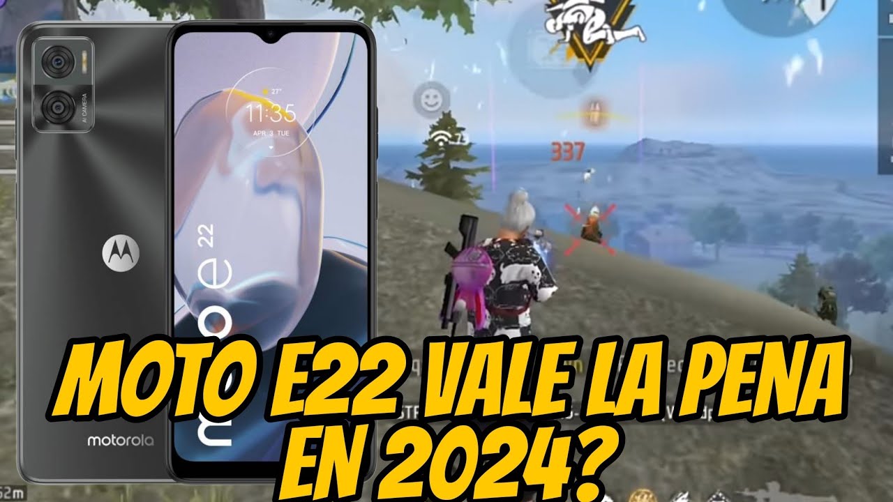 ASÍ CORRE FREE FIRE EN EL MOTO E22 | UN CELULAR DE 100 DÓLARES | ¿VALE LA PENA EN 2024?