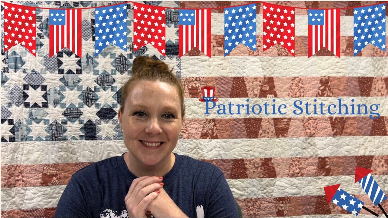 Flosstube #13- Patriotic Finishes and Haul, Haul & More Haul!