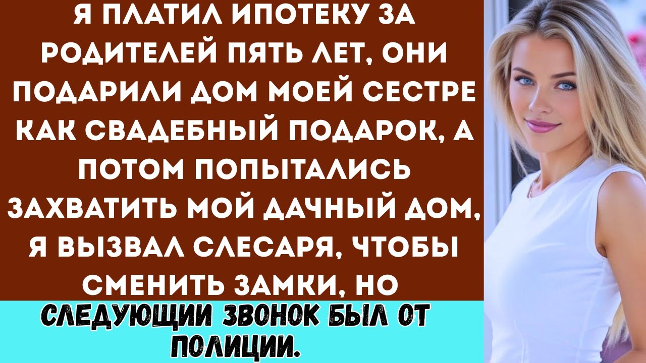 «Мои родители подарили дом моей сестре на свадьбу, хотя ипотеку выплачивал я.»