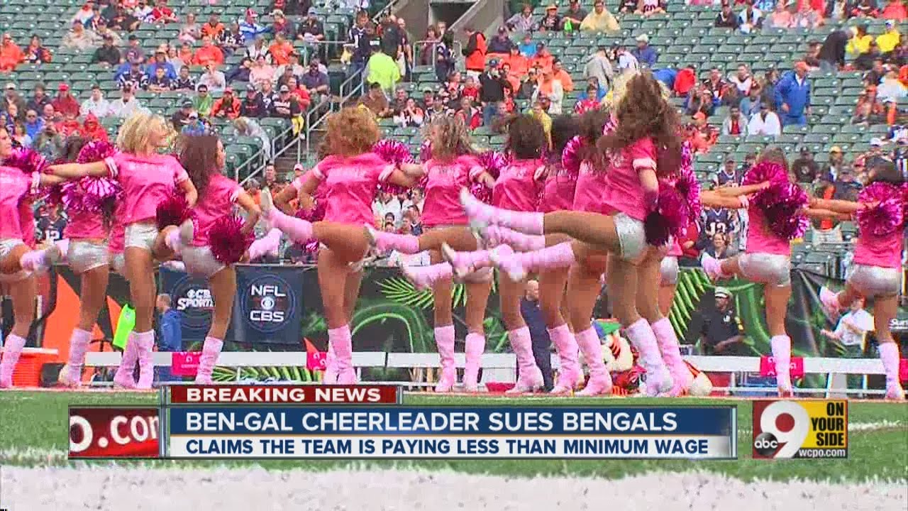 Bengals cheerleader sues team over payment