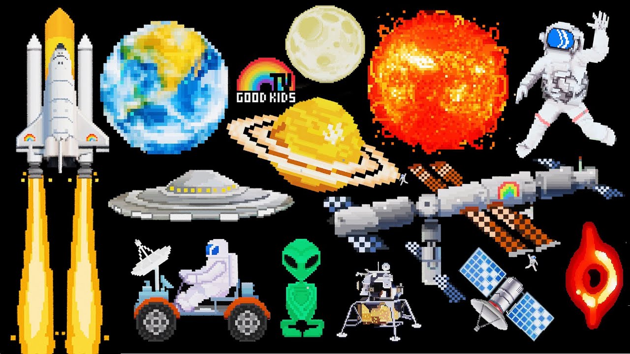 Learn Names of SPACE Transport for Kids