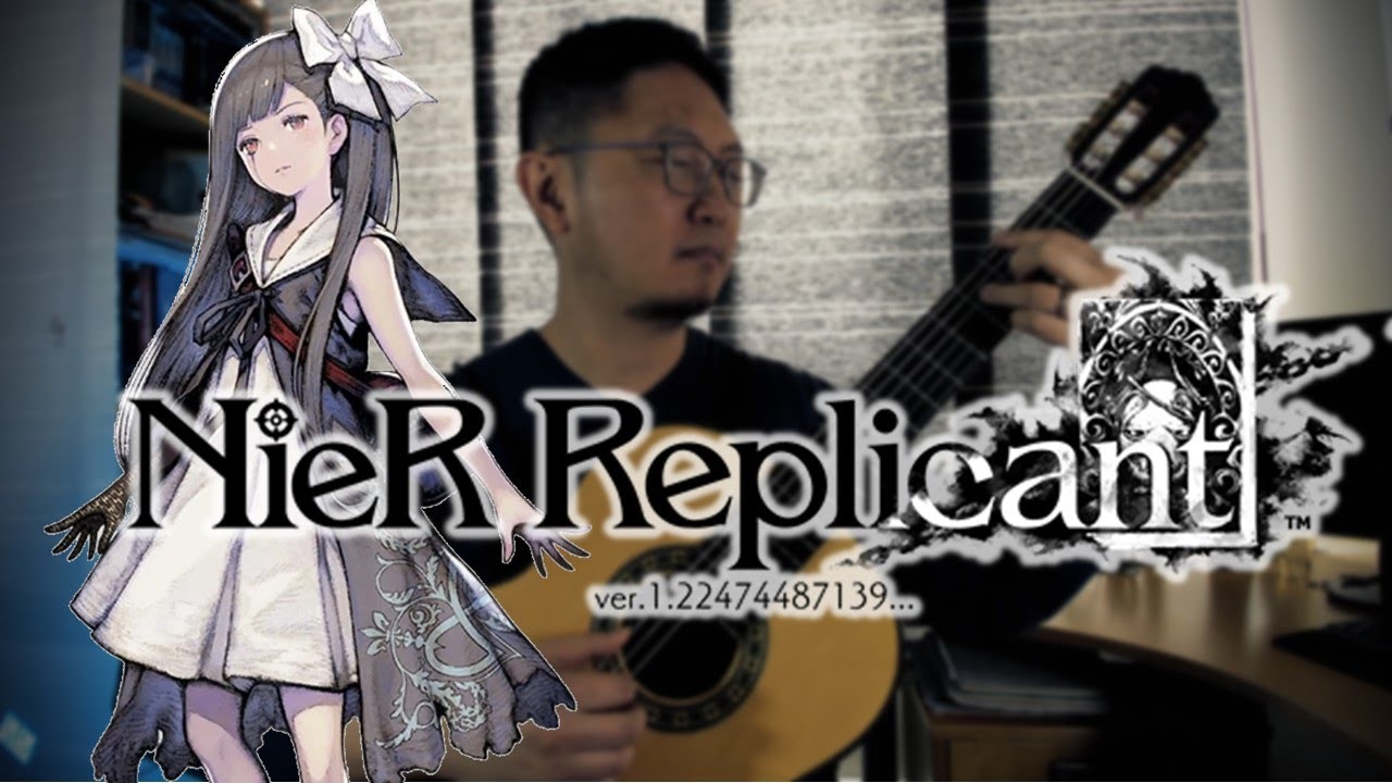 NIER REPLICANT ver.1.22 - Fleeting Words (Mermaid/Louise theme) Classical Guitar Solo w/Tabs