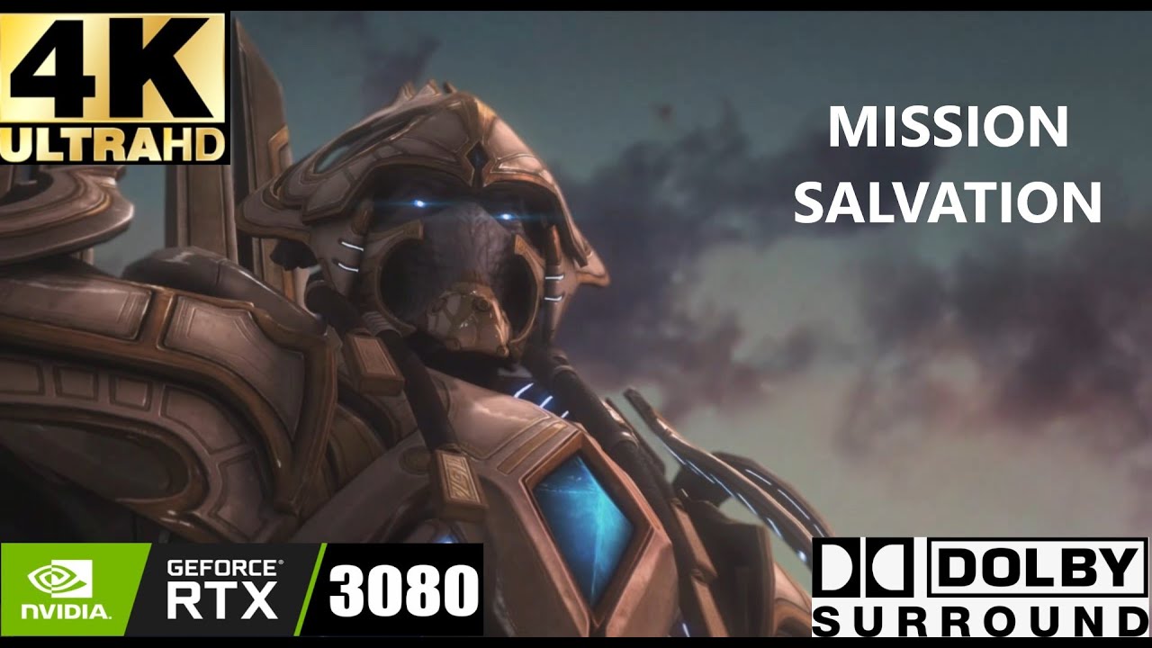 STARCRAFT 2 LEGACY OF THE VOID - HARD WALKTHROUGH - SALVATION - 4K ULTRA - no commentary