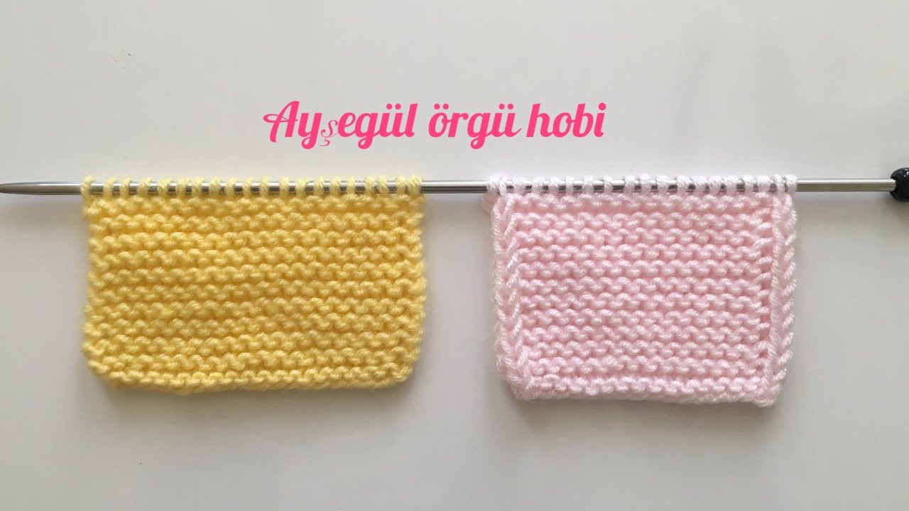 Haroşe örgüde kenar düz ve ters örgü tekniği #örgümodelleri #örgüyedairherşey #örgüteknikleri #