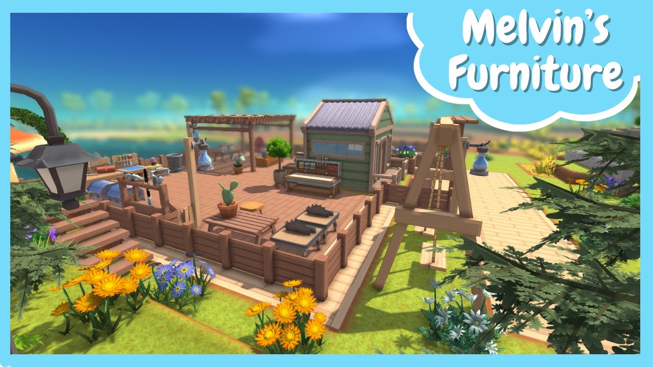 🌲Melvin's Furniture Speed Build || Dinkum Creative Mode🌲