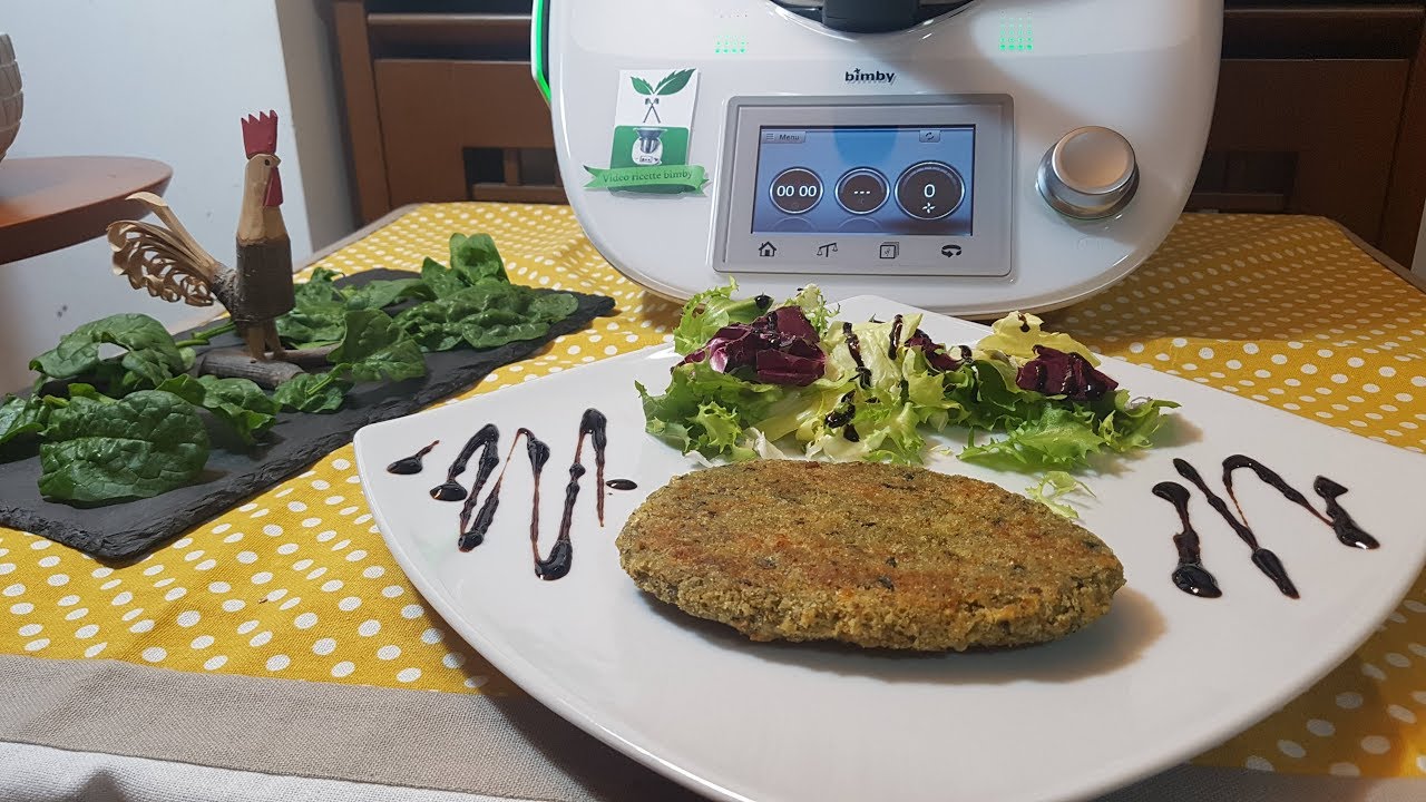 Cotolette di spinaci e pollo o spinacine per bimby TM6 TM5 TM31