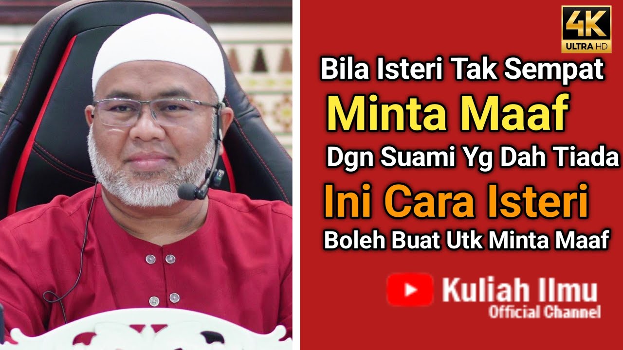 Bila Isteri Tak Sempat Minta Maaf Pada Suami Yg Dah Tiada, Ini Cara Isteri Boleh Buat Utk Minta Maaf