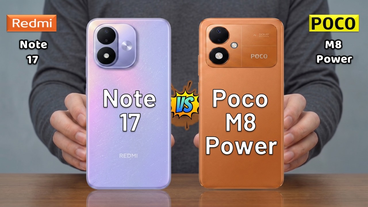Redmi Note 17 Vs Poco M8 Power - Budget Phone 🔥
