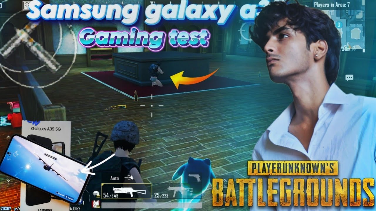 Samsung galaxy a35 gaming test bgmi | a35 gaming test 