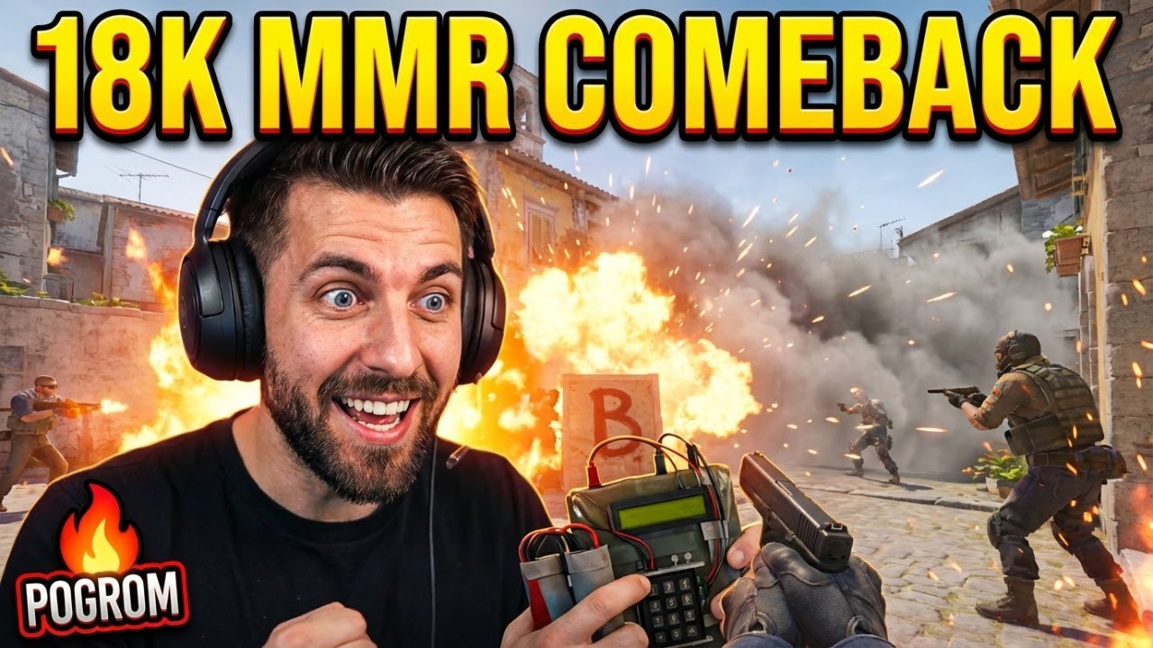 POGROM 18k MMR PREMADE na INFERNO w CS2! EPICKI COMEBACK, BEKA Z EKIPĄ 😂🔥