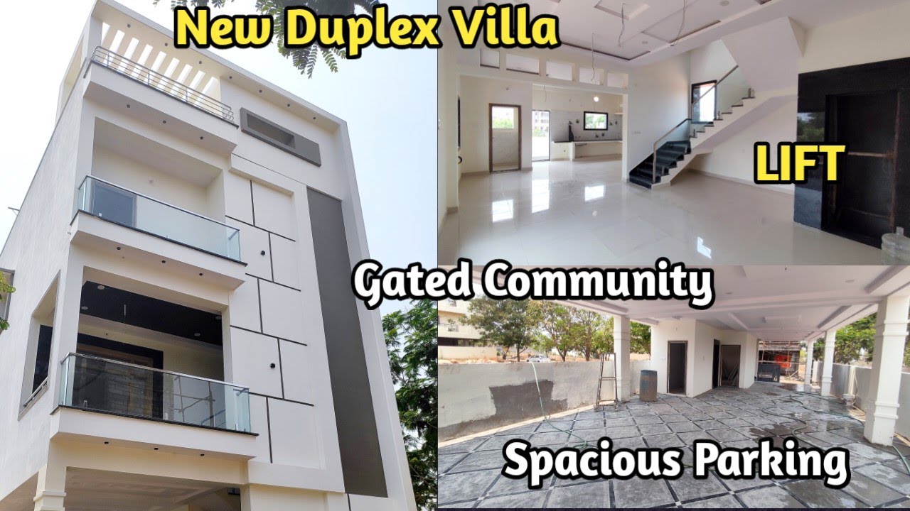 160 Sq Yds| Stilt+Duplex Villa for sale in Gated Community |3 BHK Duplex House for sale in Hyderabad