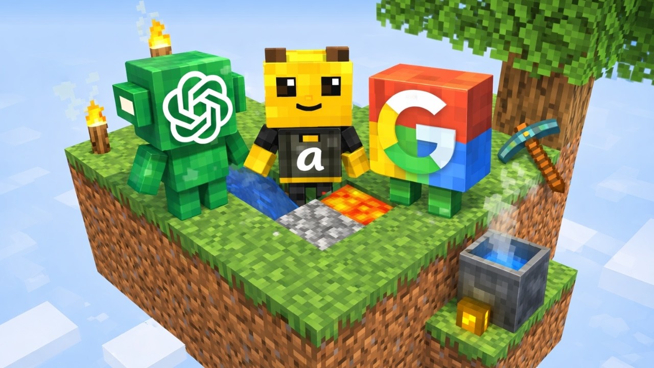 TEAM OF 3 AIs BUILDING MINECRAFT FROM SCRATCH
