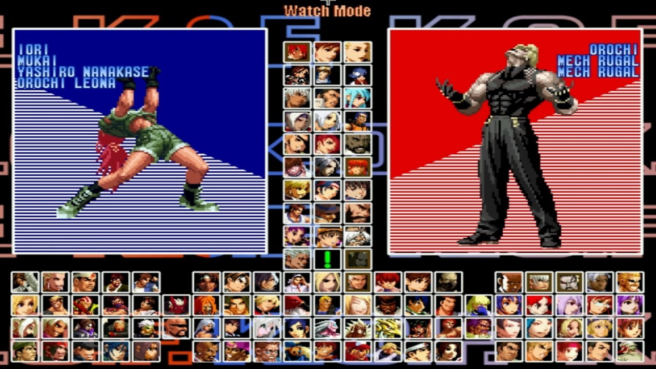 KOF 2002 MUGEN Infinite Characters For Mobile Device