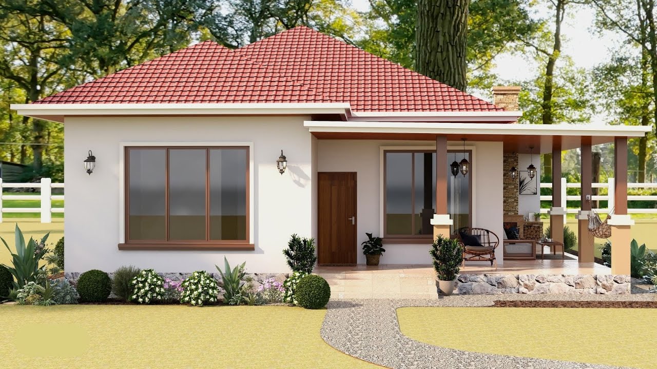 Beautiful 3 Bedroom House Design With Floor Plan ID 1031