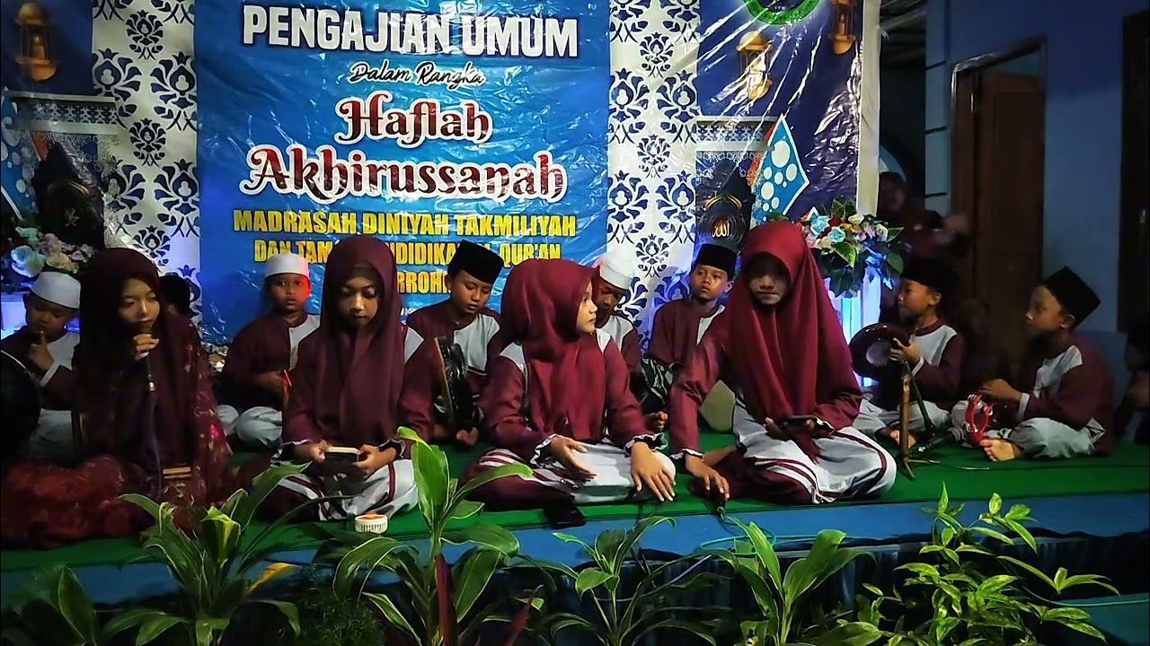 Haflah Akhirussanah MADIN & TPQ BAITURROHMAH
