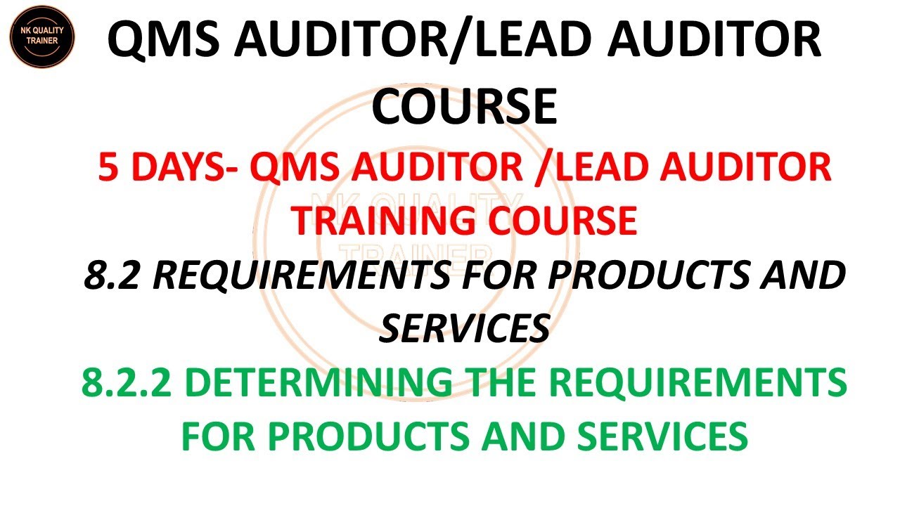 Title-V-6/28,8.2 REMENTS FOR PROD & SERVI, 8.2.2 DETER THE REQMENTS PROD & SERVICES AUDI हिंदी में