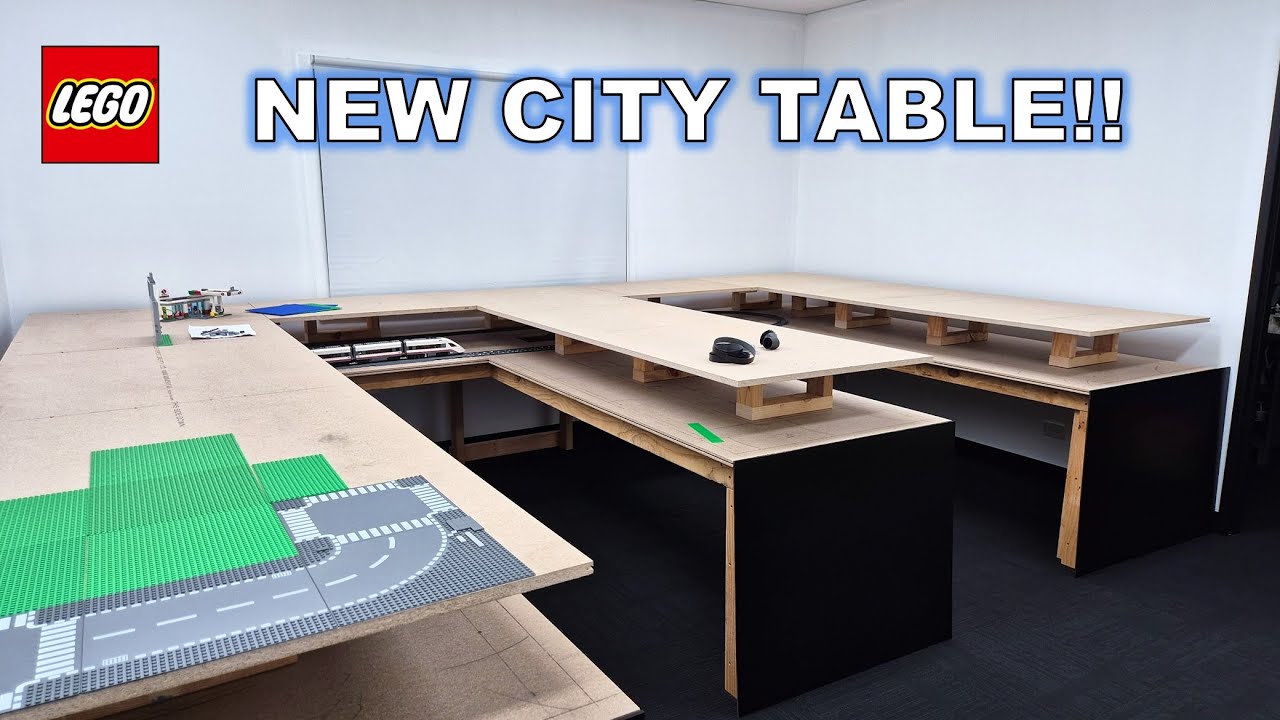 Building The New LEGO City Table!!