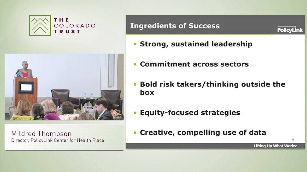 Creating a More Equitable Society: Ingredients of Success
