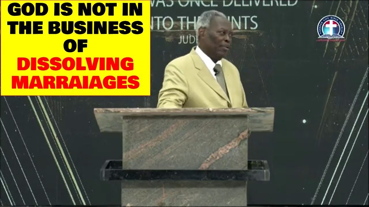 Can A Christian Divorce? - Hear Pst Kumuyi's response