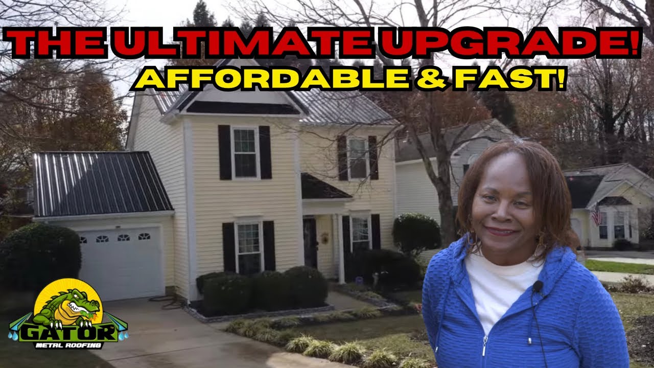 Benefits of a Durable Black Metal Roof! Charlotte, NC Metal Roof Transformation