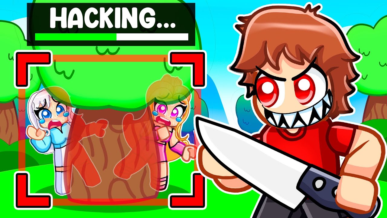Использую WALL HACKS, чтобы обмануть моих безумных фанаток в Roblox MM2...