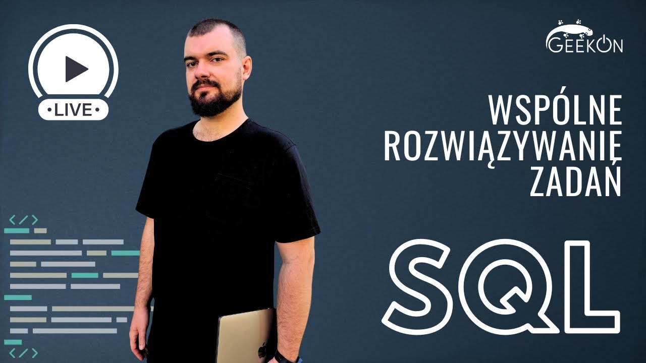Wspólne rozwiązywanie zadań SQL [Webinar LIVE]