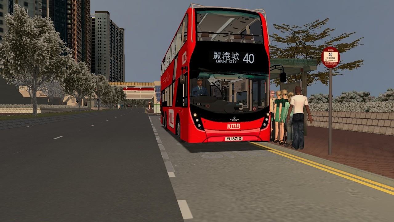 OMSI 2 KMB E6M 137 YU 6710@40 荃灣 (麗城花園) Tsuen Wan (Belvedere Garden) → 麗港城 Laguna City