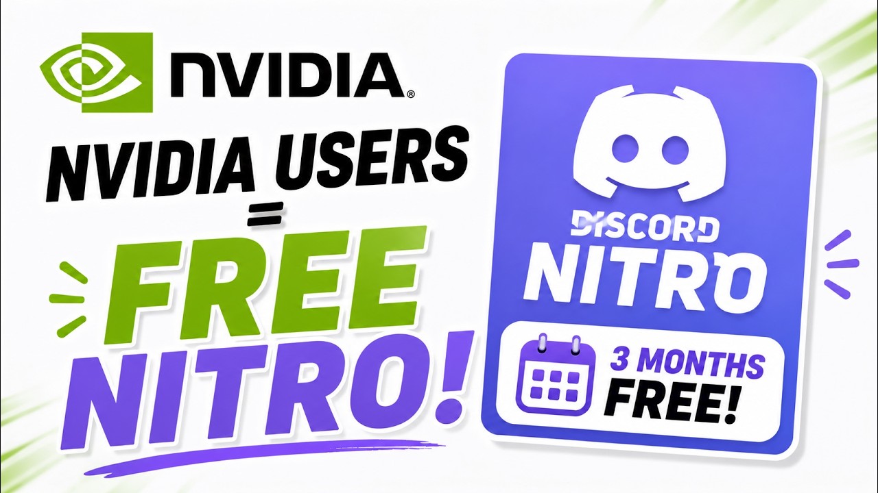 NVIDIA Users Get Discord Nitro FREE for 3 Months!