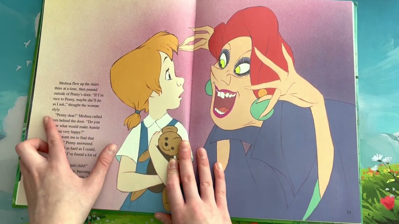 📖 Walt Disney The Rescuers Storybook! 🐭