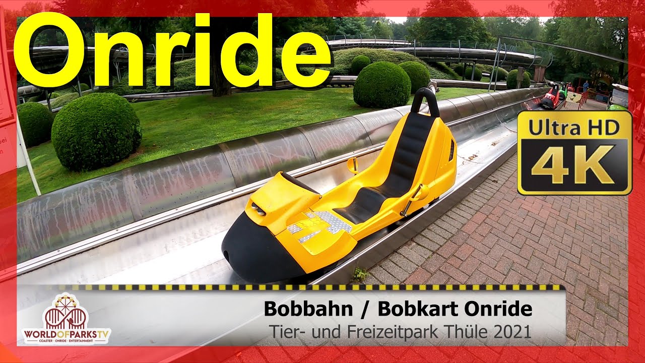 Bobkartbahn (Onride) Tier- und Freizeitpark Thüle 2021 – Wiegand Bobkart Ride POV (4K) thüle bobbahn