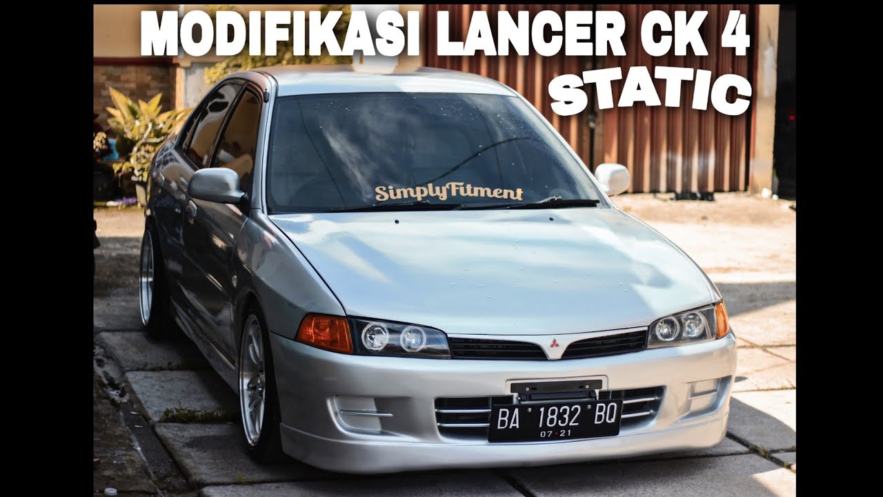 proses modifikasi Mitsubishi Lancer Evo 4 static