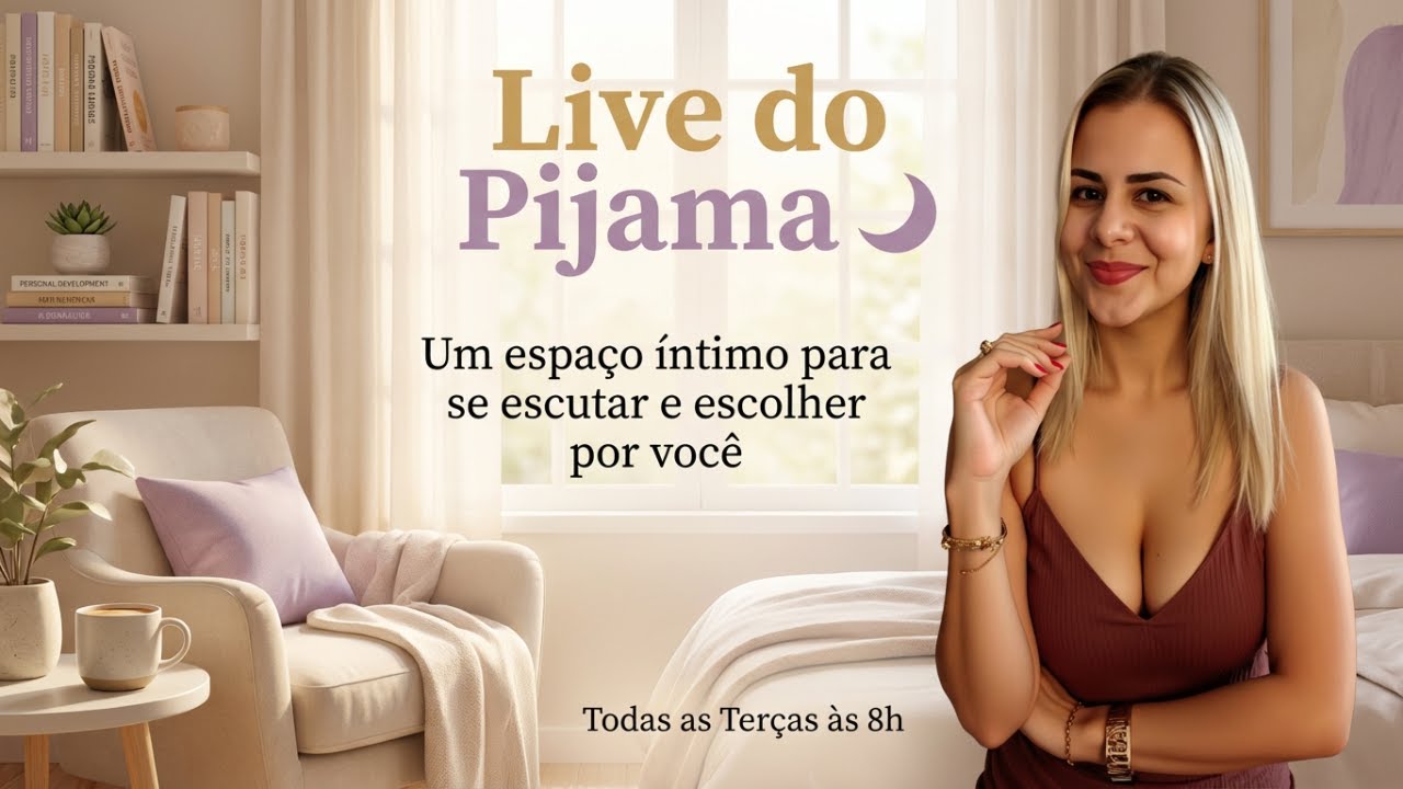 Live do Pijama 🌙 | Um espaço íntimo para se escutar e escolher por você