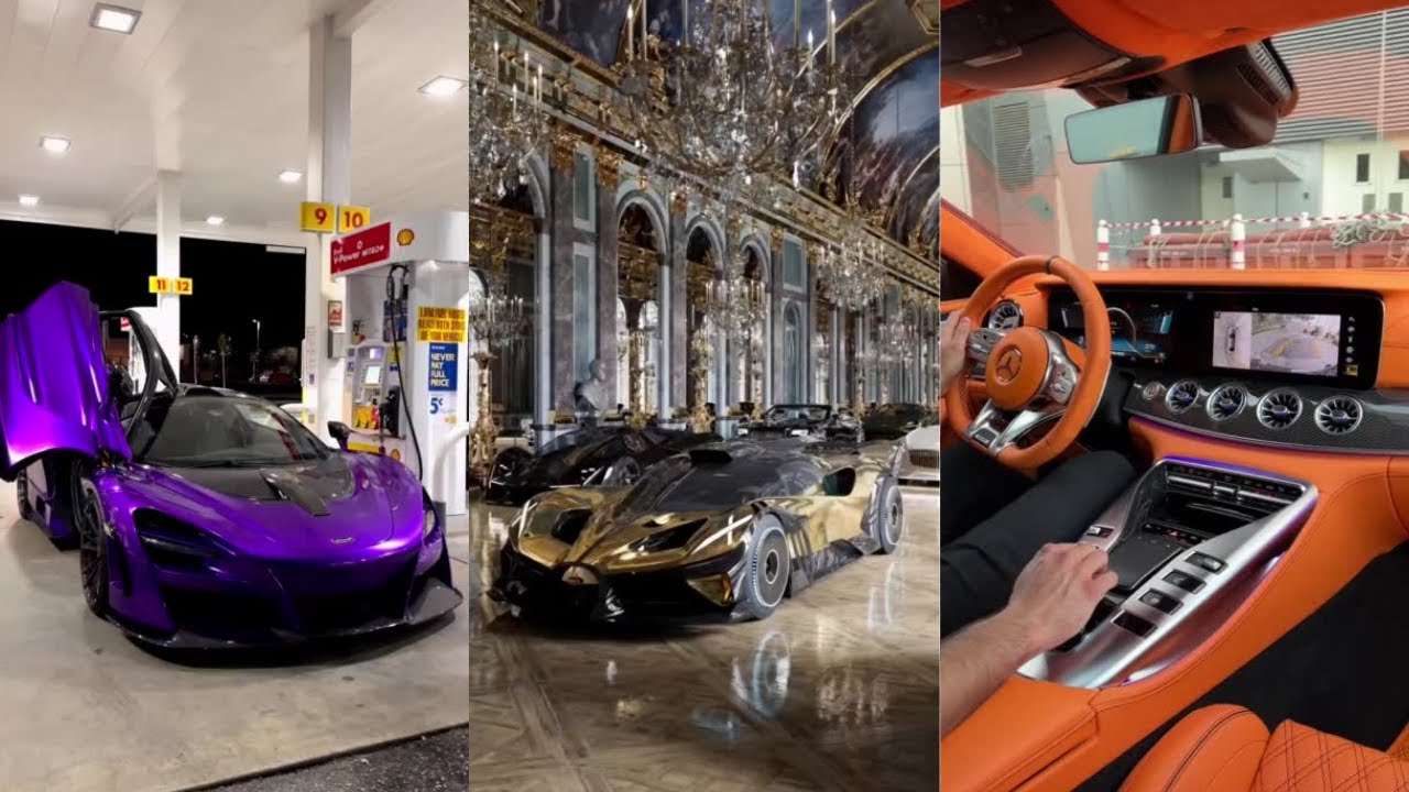 FREE super car clips for tiktok, millionaire lifestyle, rich lifestyle, luxury lifestyle,money clip