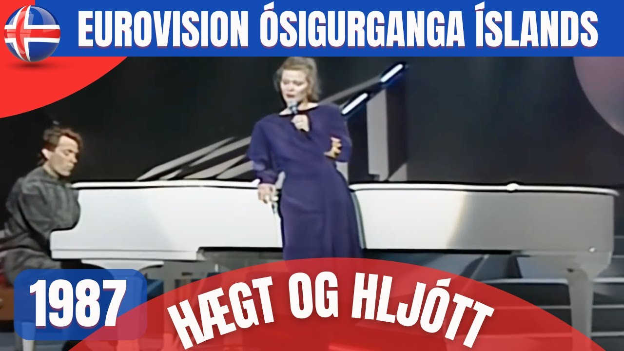 Eurovision sagan árið 1987 -Of hægt og of hljótt - Halla Margrét