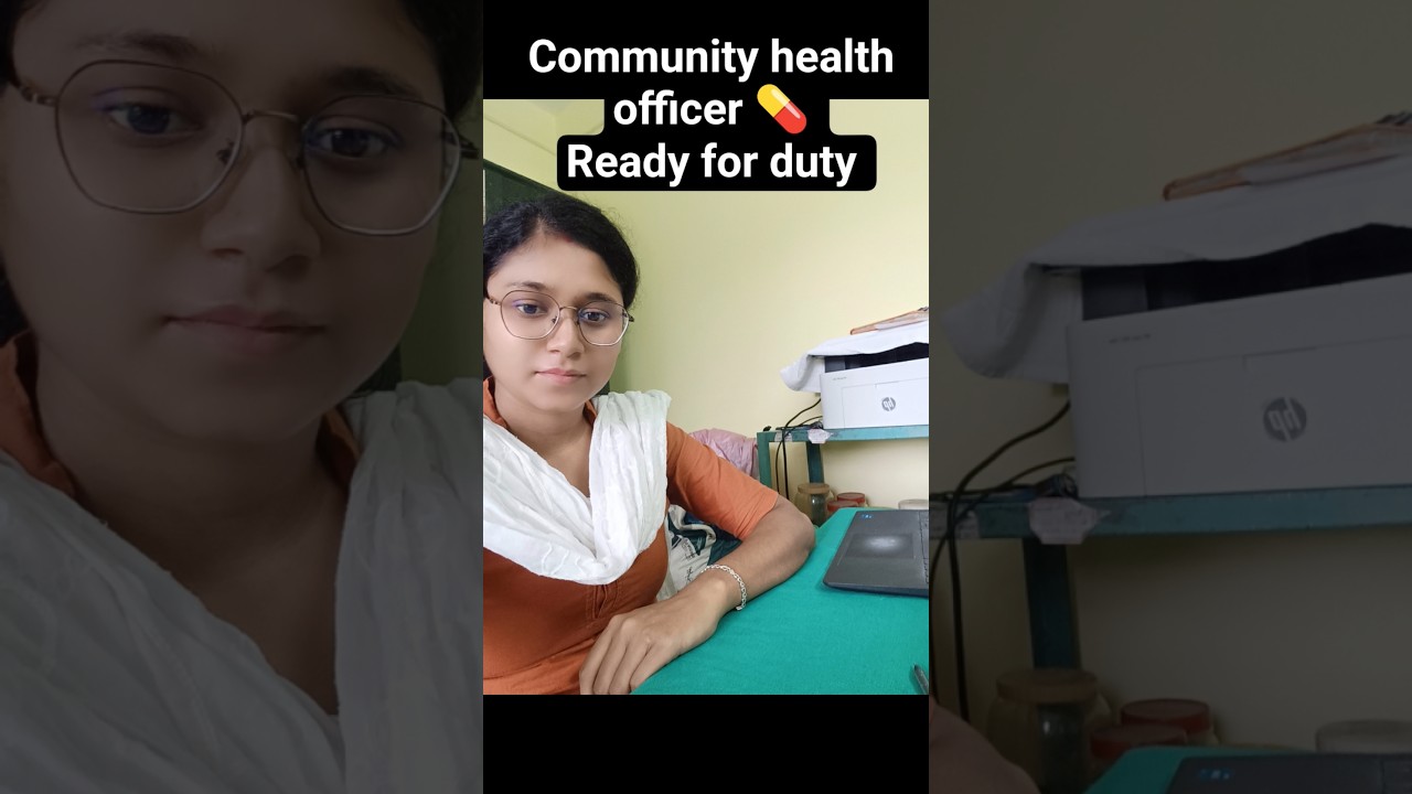 community health officer #ready for duty #trending #viral #minivlog #youtubeshorts