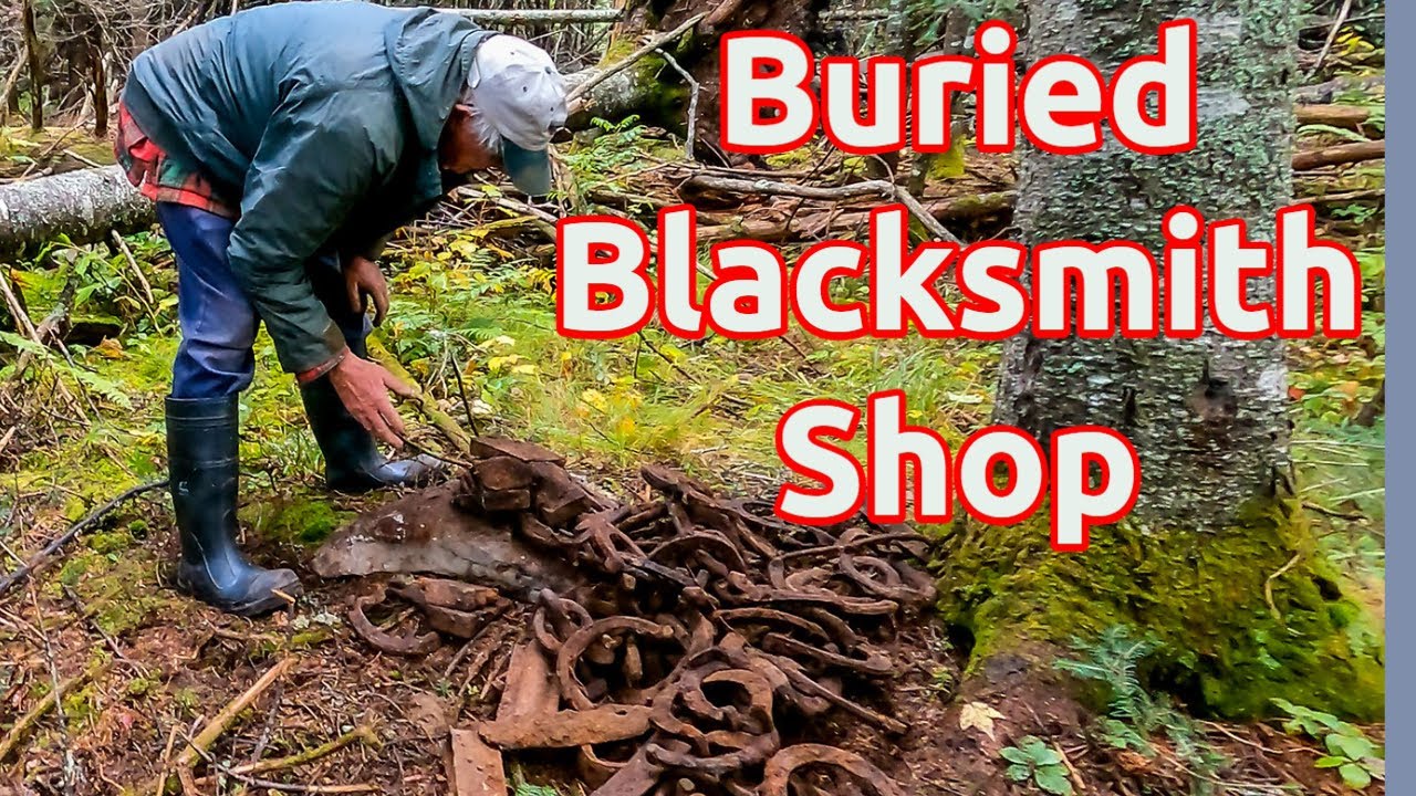 140 yr old Blacksmith Shop buried in the Maine Wilderness during Cast and Blast