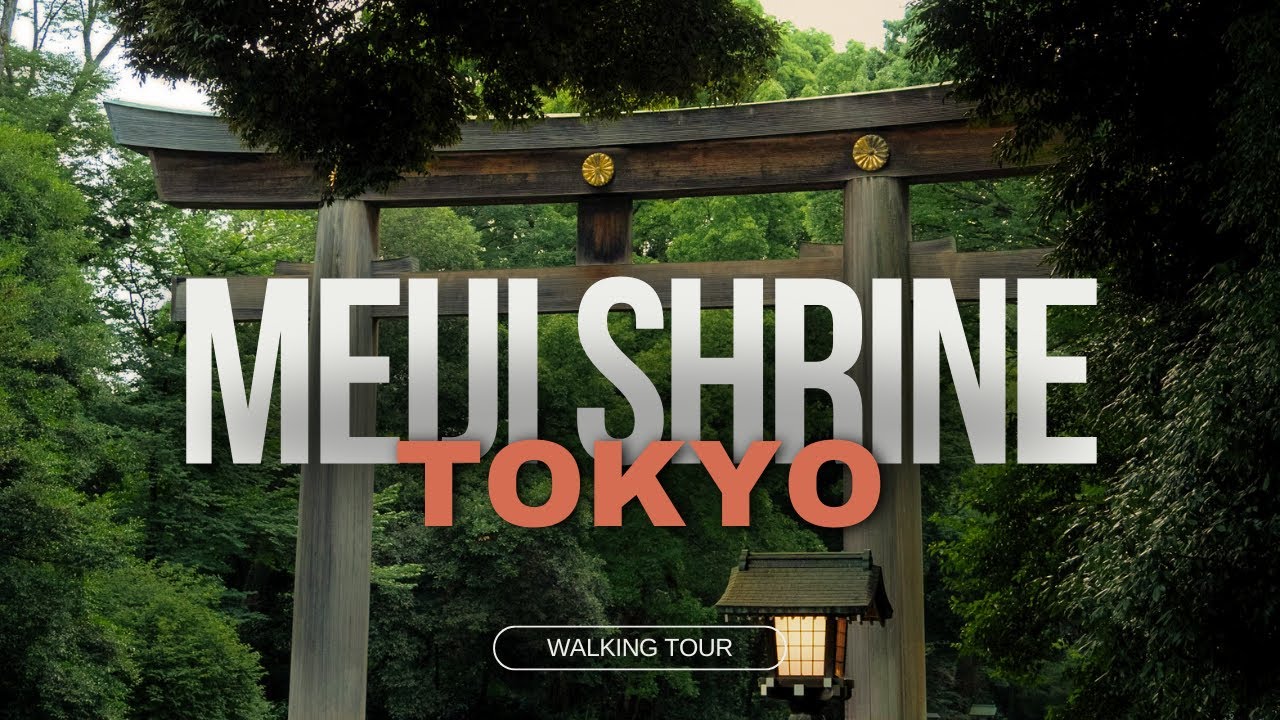 Relaxing Japanese Temple and Forrest Walk Tour - Meiji Shrine  | Shibuya [Tokyo Walk Series]