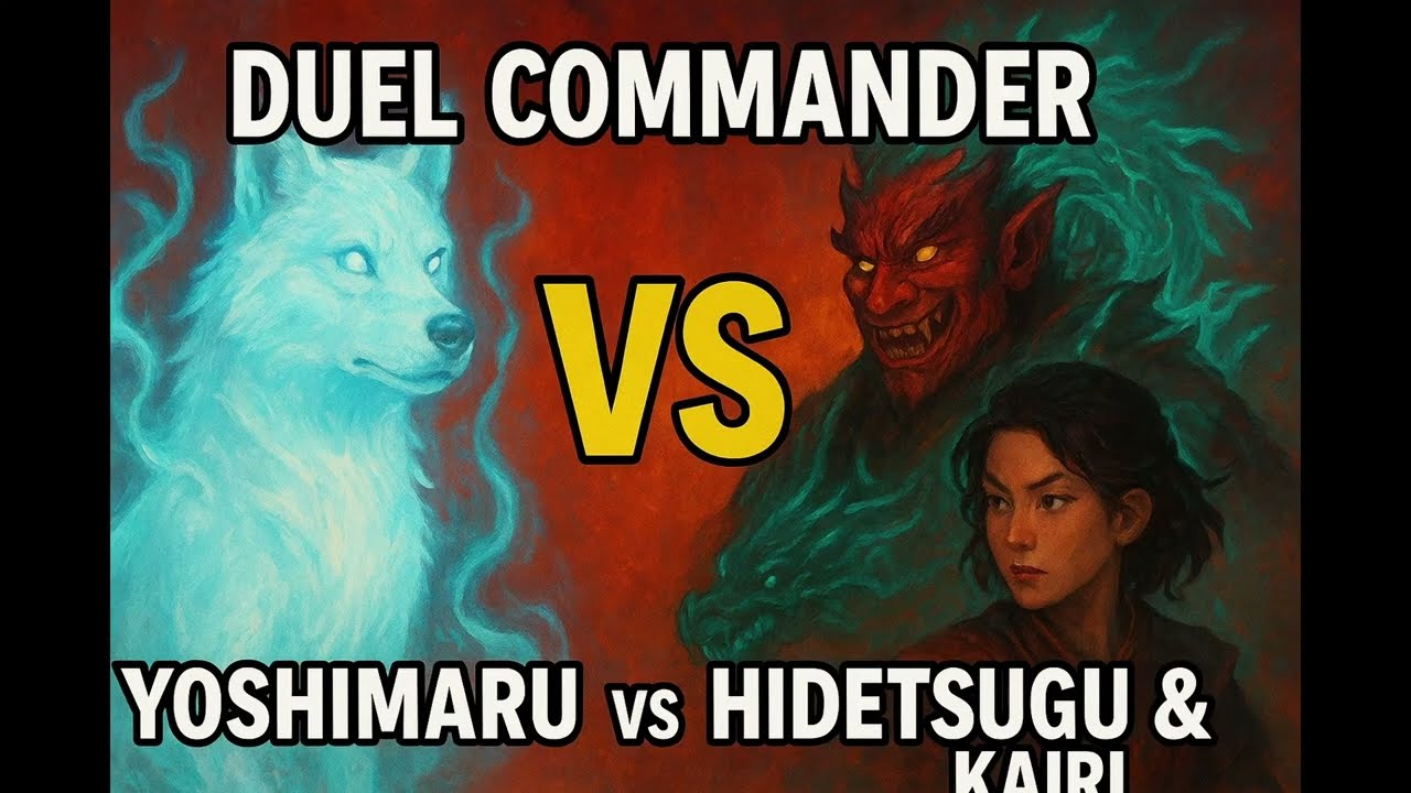 Yoshimaru/Kraum VS Hidetsugu et Kairi - MTG Duel Commander