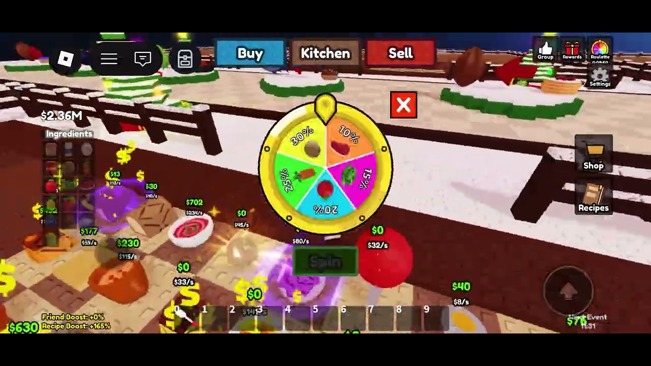 I was playing Roblox and I was making new recipes and showing you some recipes😜