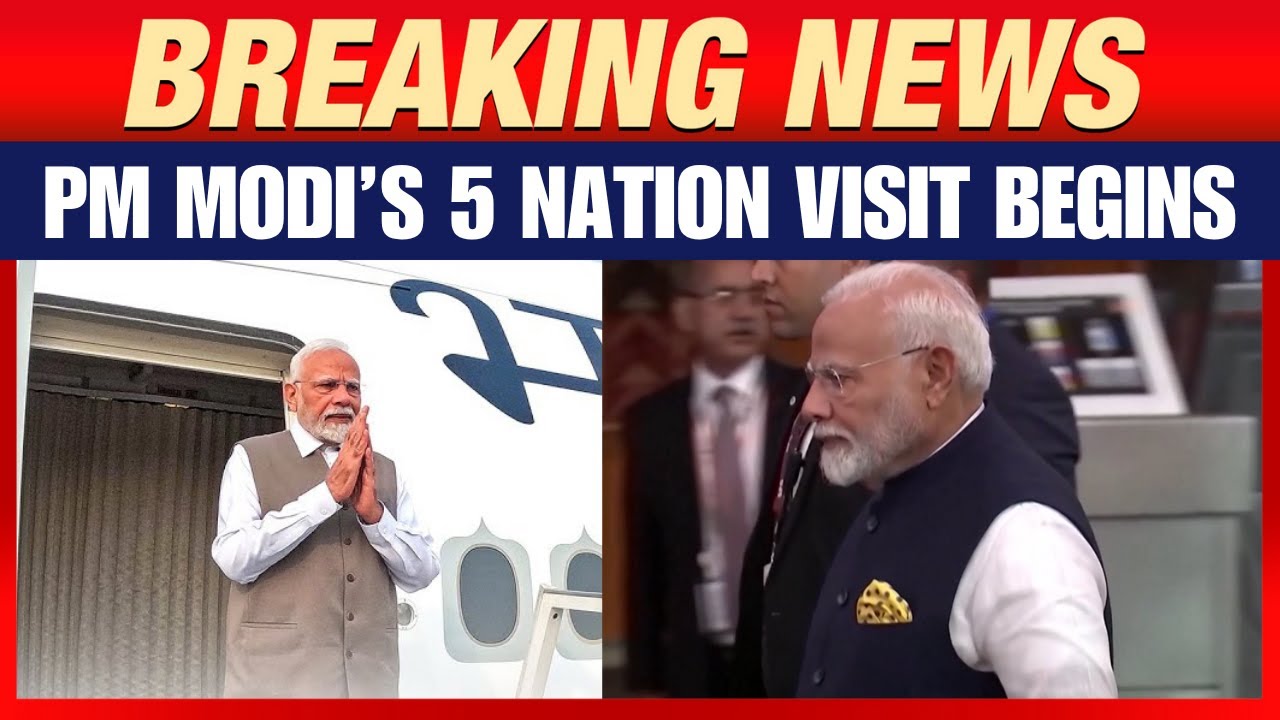 PM Modi&rsquo;s Historic 5 Nation Visit: BRICS 2025 & Global Ties Explained | News9