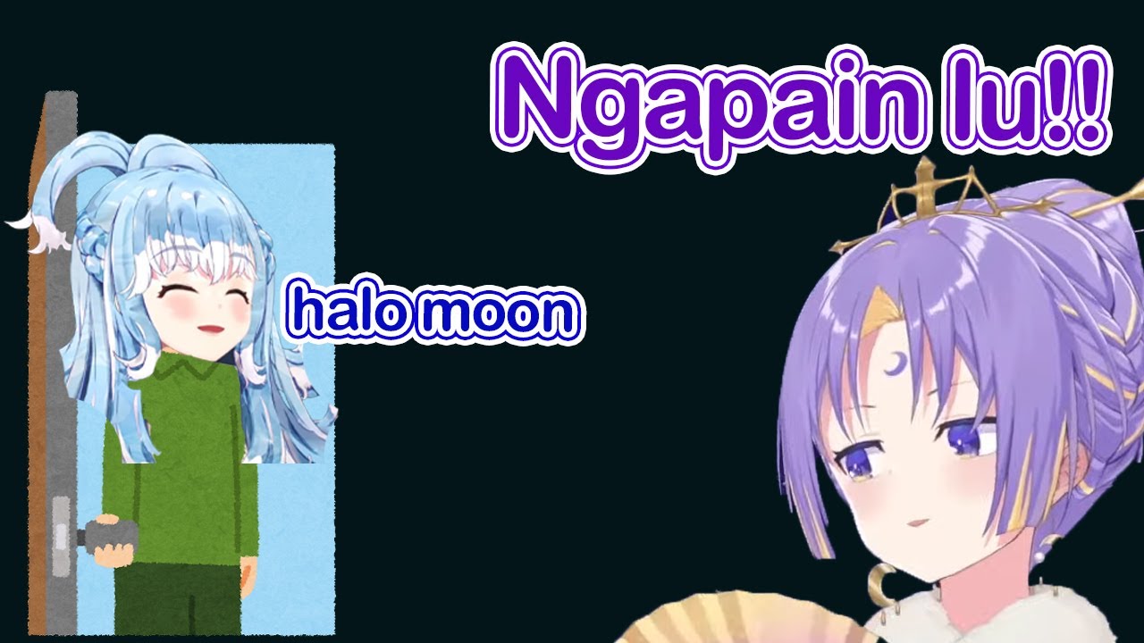 Kobo tiba-tiba kerumah moona saat stream totsumachi [ Moona Hoshinova / Kobo Kanaeru ]