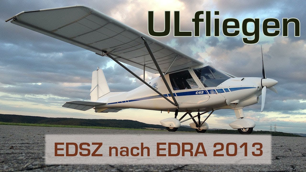Ultraleicht Ikarus C42 von Rottweil EDSZ nach Bad Neuenahr EDRA.