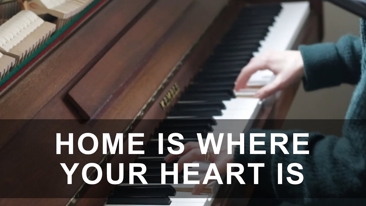 HOME IS WHERE YOUR HEART IS. Spontaneous piano instrumental music. 444Hz Worship prayer meditation