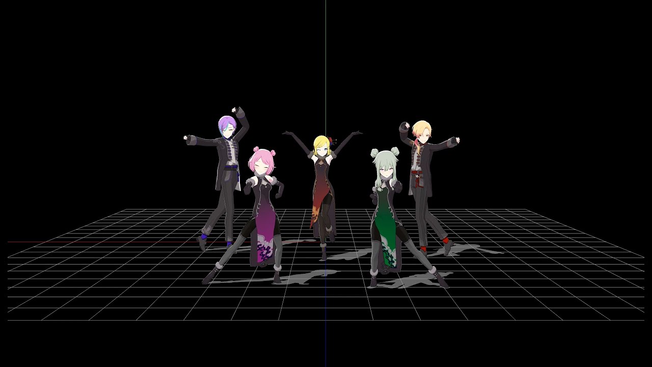 [MMD] 1, 2, Fanclub (mirrored dance practice ver.) - Wonderlands x Showtime