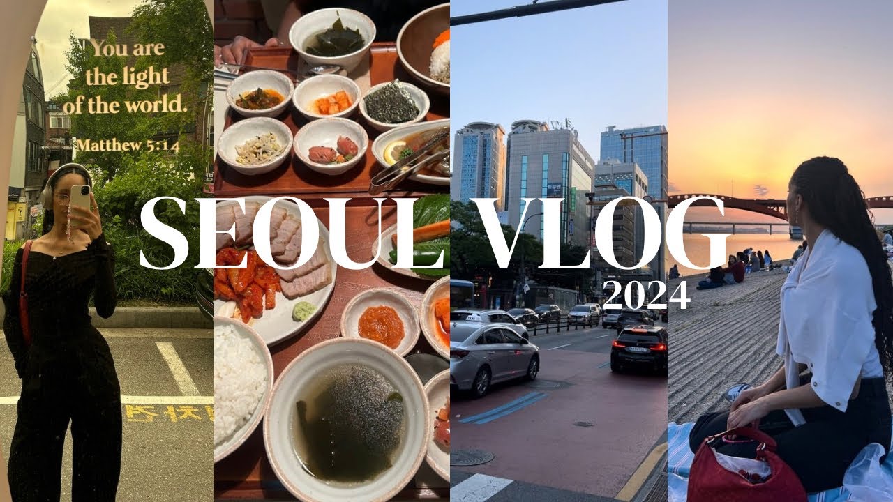 VLOG| Seoul, church, Myeongdong, meet-up, Korean food, Han River  🌸🍜🎏