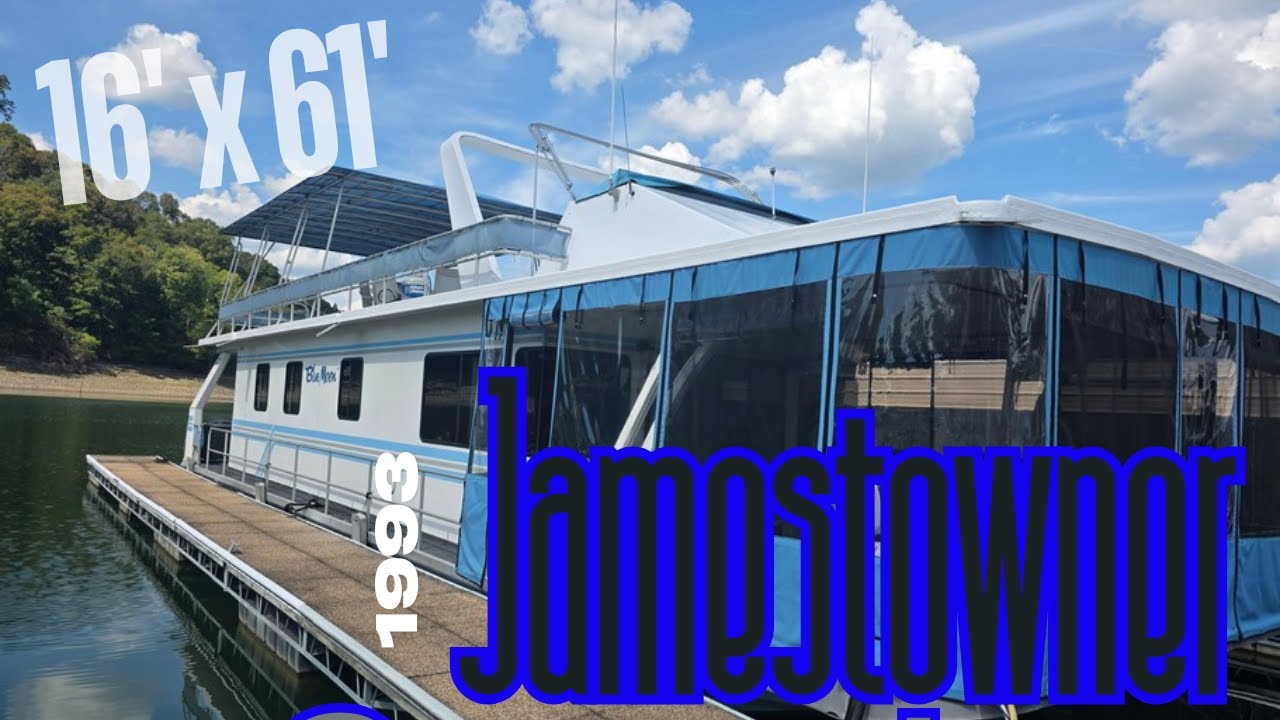1993 Jamestowner 16' x 61' Houseboat for Sale by Houseboats Buy Terry.com