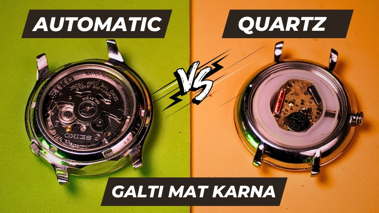 Which watch is better🔥 - Quartz vs Mechanical vs Automatic - Watch Movements Explained