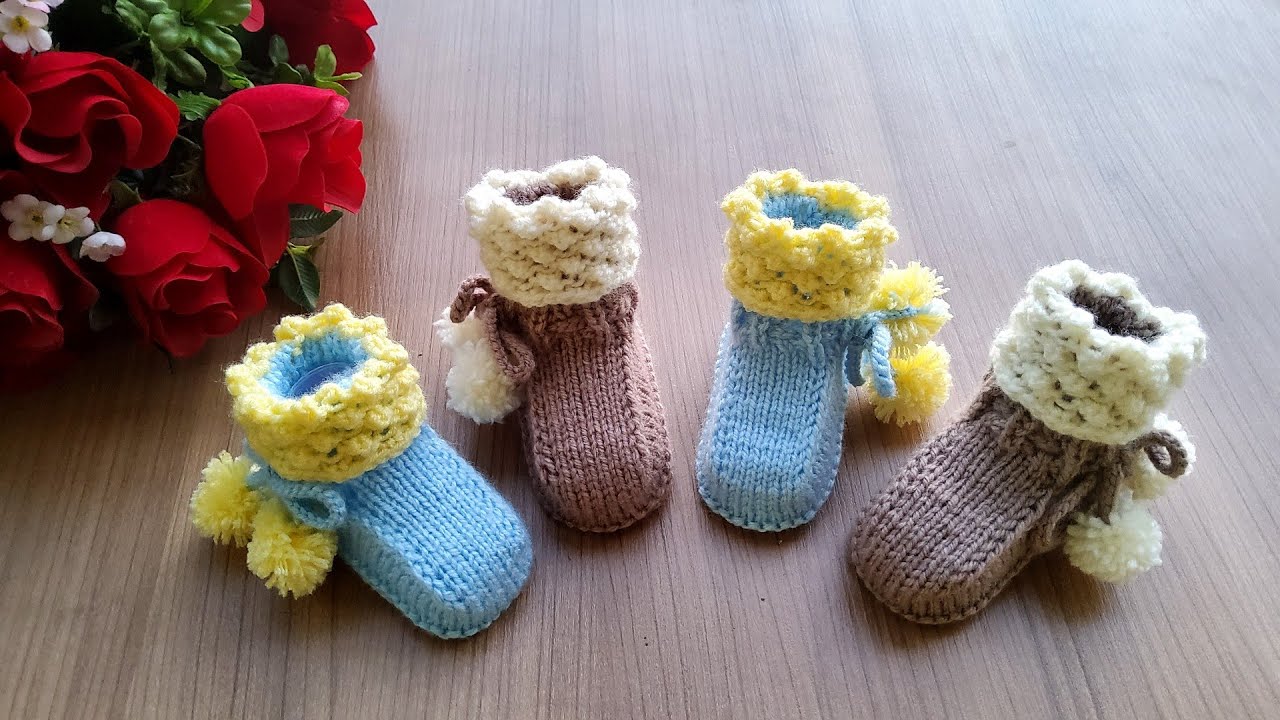 Üç Parçadan Oluşan Nohut ve Burgu Modelli Bebek Takımı (Patik)
