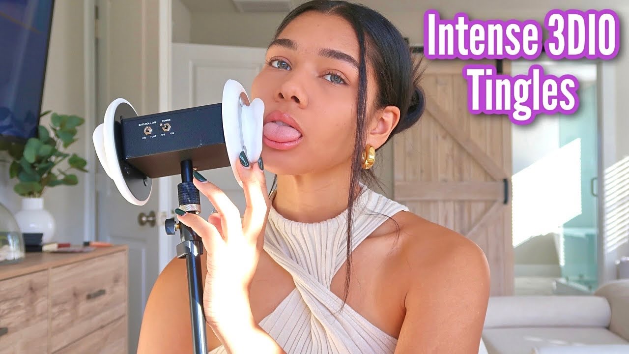 ASMR | Fast & Aggressive 3DIO Mouth Sounds, Purrs, Kisses 👅✨