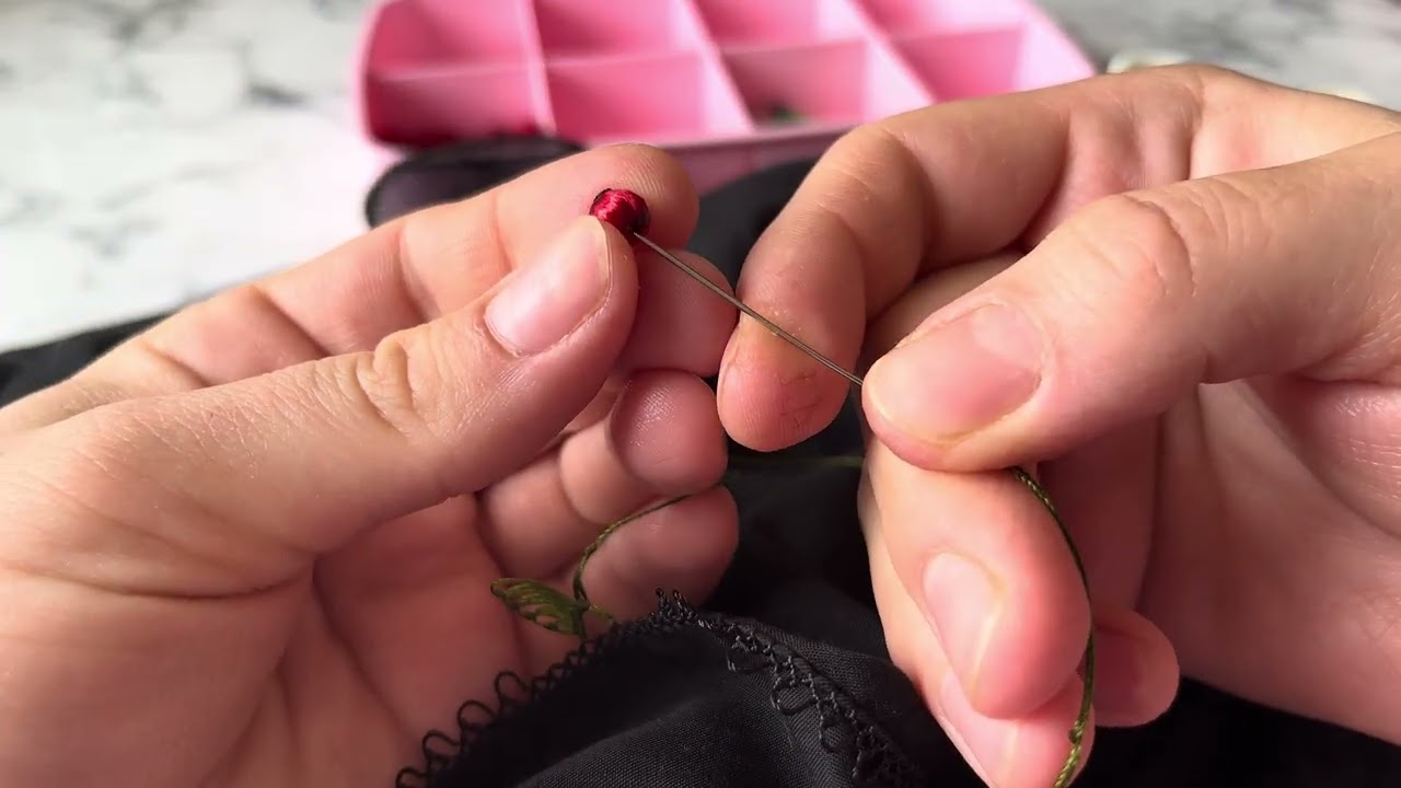 Kiraz oyası iğne oya modeli anlatımı 